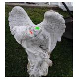 Concrete Gardening Statue, 27" tall, Angel