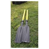 Pair of poly 44" Oars,