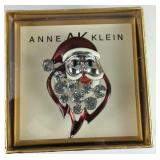 Anne Klein Santa brooch