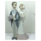 Lladro figurine C-26 F 4808 bride and groom 7in
