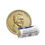 $25 2020-P George H.W. Bush Presidential Dollar