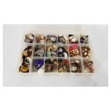 Dozens of earrings. Both stud and clip-on,  in