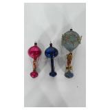 Wire wrapped Double Balloon vintage christmas