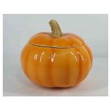 Teleflora Gift pumpkin cookie jar, 7.5" × 7"