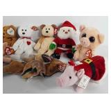Box of Ty Beanie babies, TY beanie boos, and