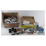 Plumbing:  includes PVC pipe connectors, faucet