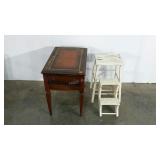 Project table and step stool, both need work