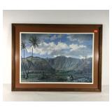 Manoa Valley print of painting by Enoch Wood