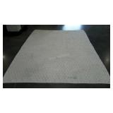 Lightweight area rug, 83 x 115, cream color,