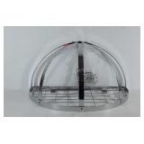 Kitchen metal wall mounted hanging rack, with