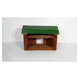Handmade toy barn. Base measures approximately