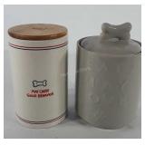 Pet supplies, dog treat jars, 6" and 8.5", Seller