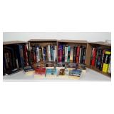 Book lot: mostly adult novels, but also a