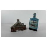 Ceramic decanters, includes Ponderosa Ranch