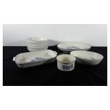 Pfaltzgraff group, includes two platters, butter