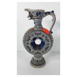 German Westerwald stoneware handled ewer with