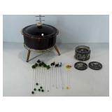 Kitchenwares, elephant and zebra coasters,