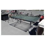 Glass top 62 x  36 inches