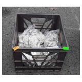 Cabinet Door Hardware with milk crate, 12 bags