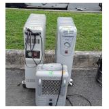Three Electric Heaters, non-tested by Hash