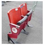 Redskins RFK Stadium Seats, 2 chairs Numbered