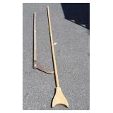 Early Corn Stalk Knife, and shuffle board Game