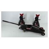 Pro-lift 2 ton hydraulic floor jack and pair of 3