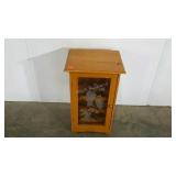 Wine storage cabinet, holds 12 bottles, 14 x 17 x