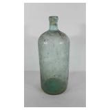 Glassware, large glass bottle, 14.5"
