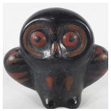 Pottery owl figure, 6.5"