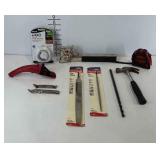 Tools, includes files, spout, outlet timer,