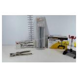 Tools, power punch riveter and hole punch, tube