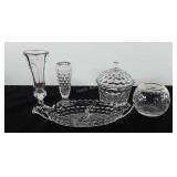 Glassware/crystal, includes crystal bowl with