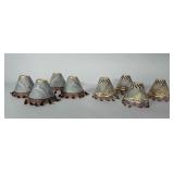 8 Mackenzie-Childs paper lamp shades. Each