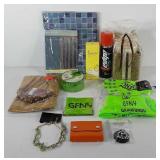 Mixed group, includes Shower curtain, aloe