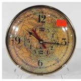 High and Low Tide Clock, boating chart background