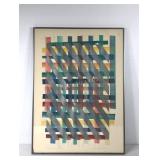 "Through the Looking Glass" painting on paper,