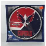 NHL Washington Capitals wall clock, unopened