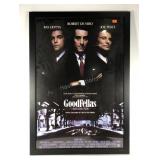 Framed Goodfellas movie poster, 30x43