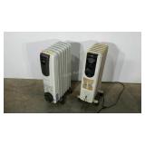 Two radiator style heaters. Both tested and work.