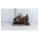 Musical rocking motorcycle decor, to the tune