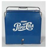 Pepsi-cola advertising metal cooler by Progress