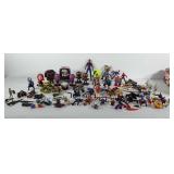 Toys, includes Spiderman, batman, captain
