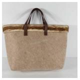 Barnes & Noble felt tote bag
