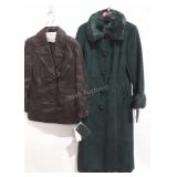 Two Terry Lewis Classic Luxuries coats, both size