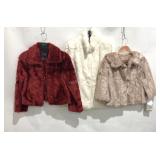 Three Terry Lewis Classic Luxuries acrylic fur