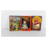 Books, includes Raggedy Ann in the Snow White