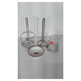 Kitchenwares: 2 paper towel holders,  small