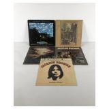Vinyl records, five Jackson Browne albums