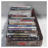 21 music CDs: Tammy Wynette, Hank Williams, Sara